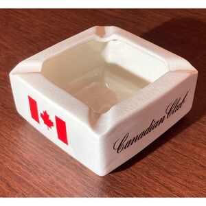 Canadian Club vintage ceramic ashtray